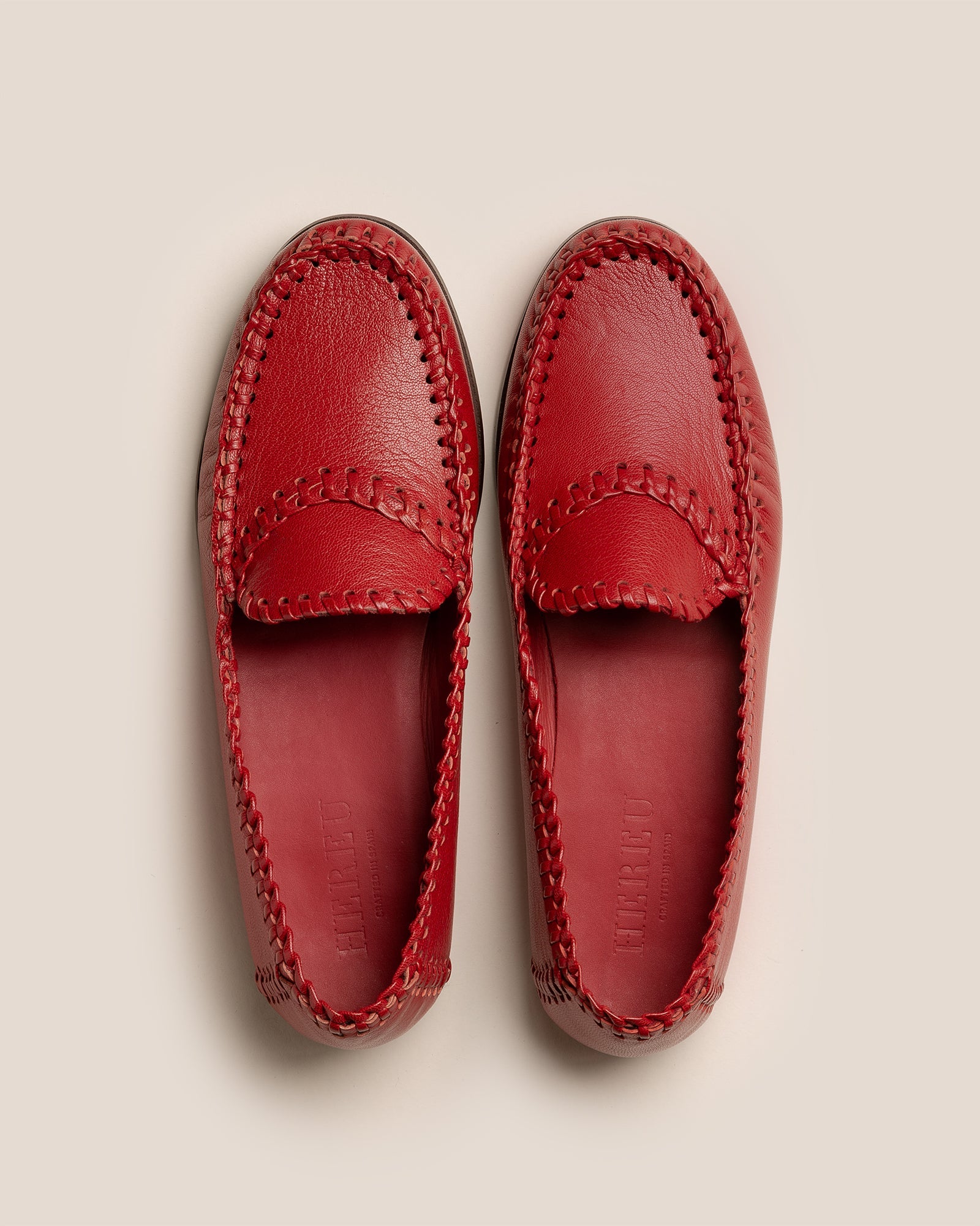 SASTRE SUPPLE SHINY - Braided Seam Slip-On Loafer | Hereu US