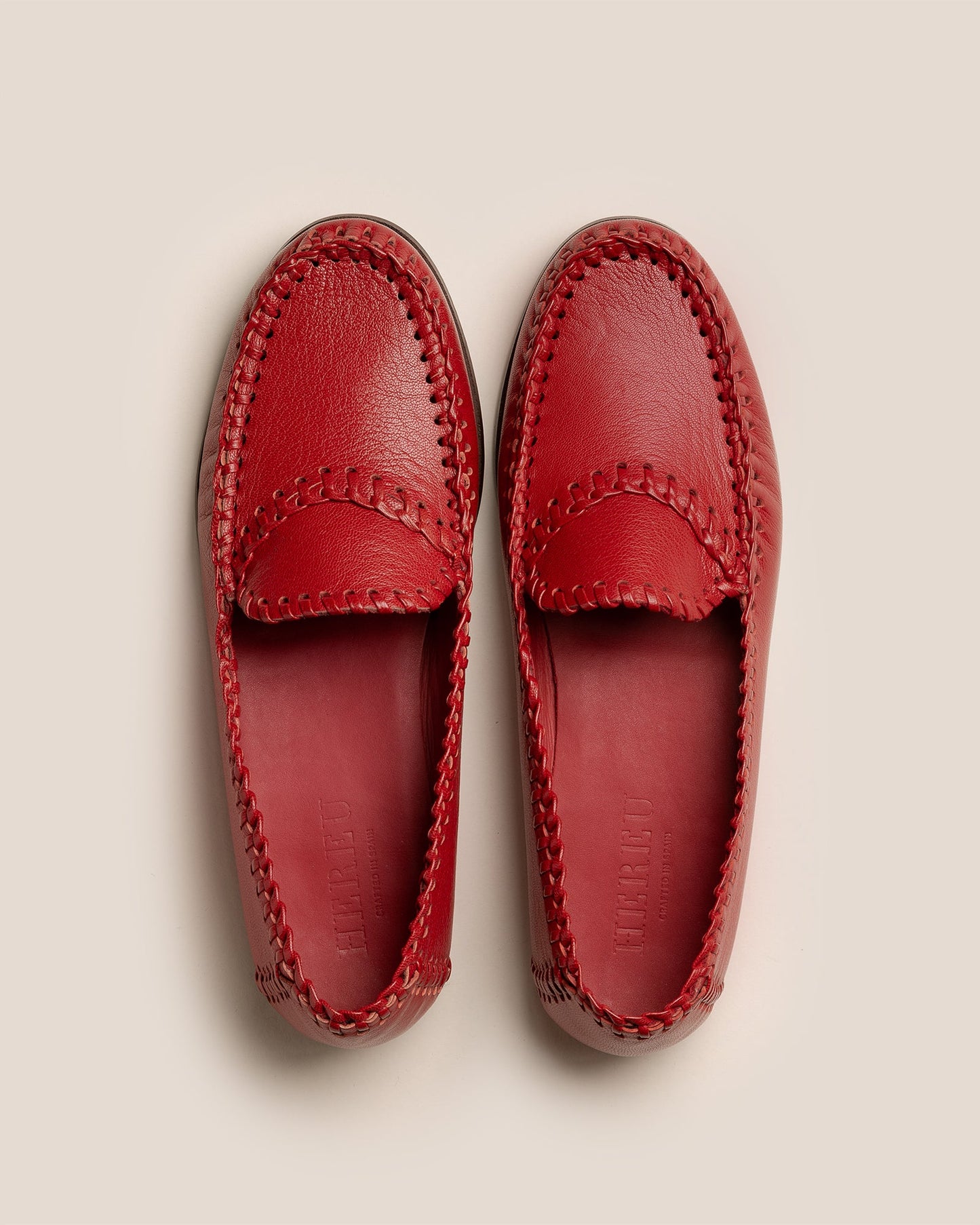 SASTRE SUPPLE SHINY - Braided Seam Slip-On Loafer | Hereu US