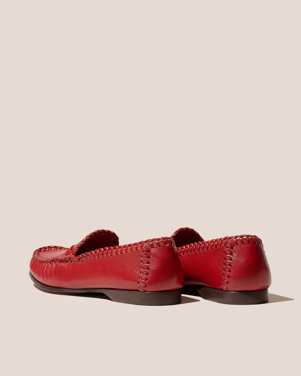 SASTRE SUPPLE SHINY - Braided Seam Slip-On Loafer | Hereu US