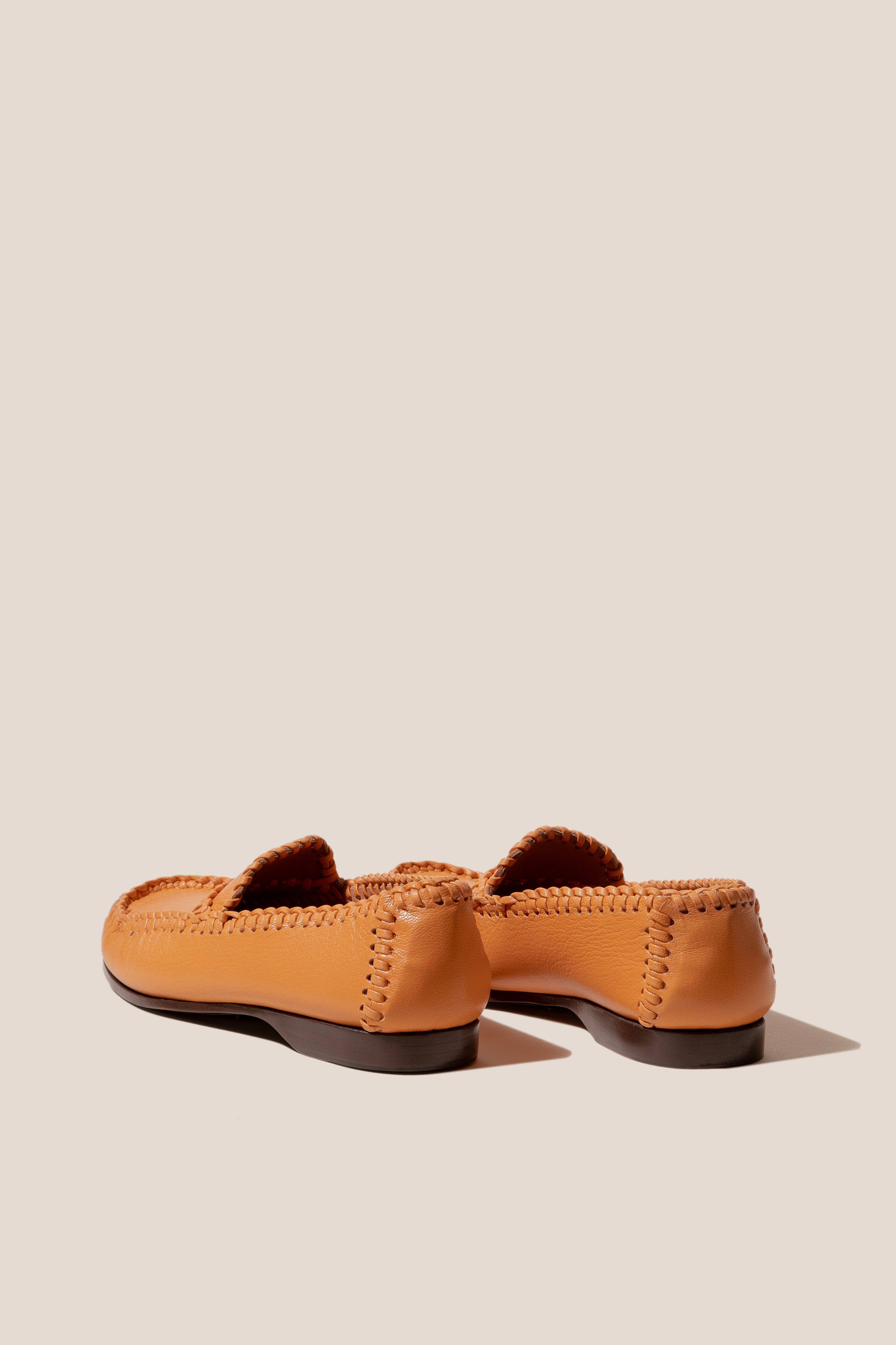 SASTRE SUPPLE SHINY - Braided Seam Slip-On Loafer | Hereu near me