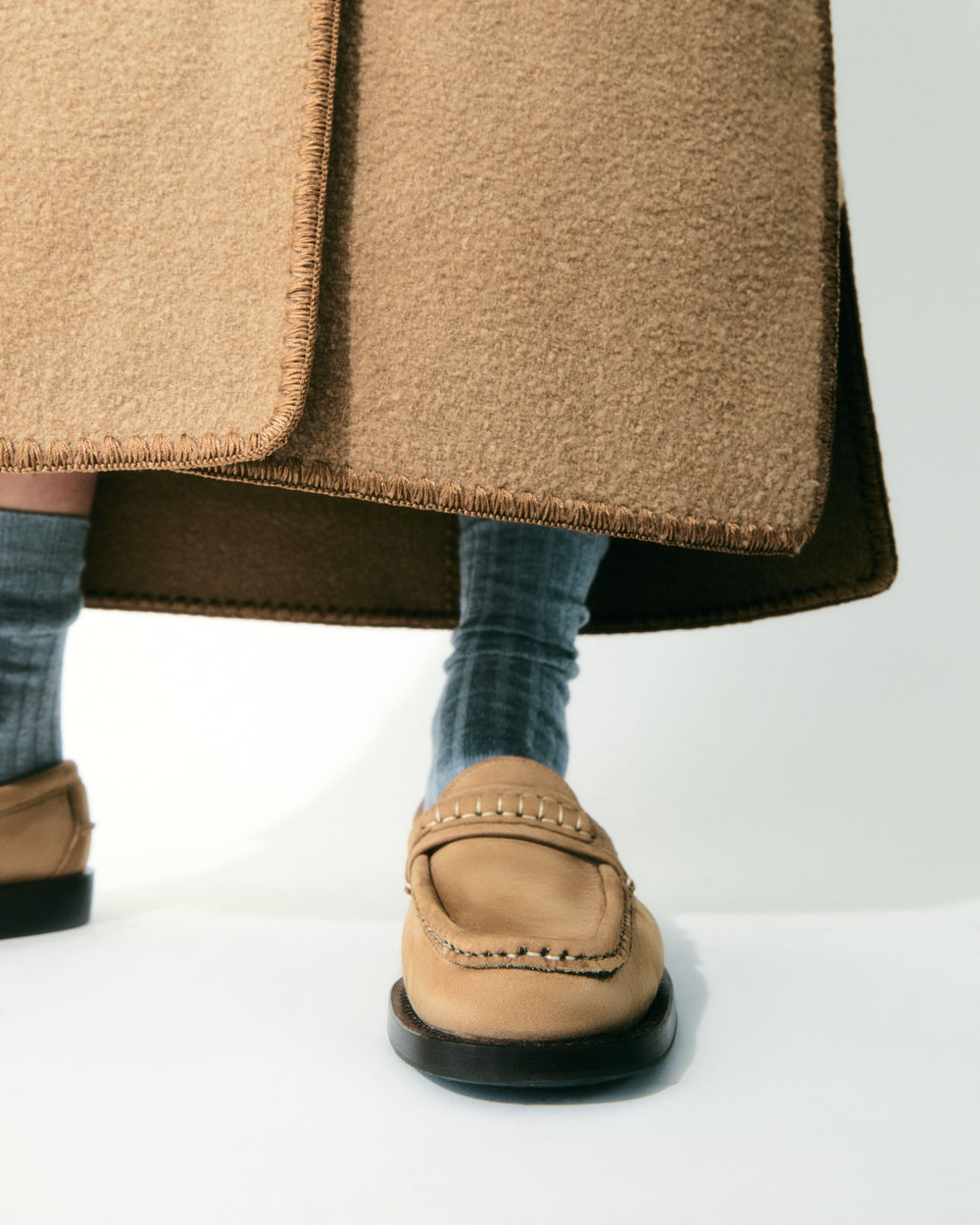 BORADA BORDON NUBUCK - Slip-on Moc Toe Loafer | Hereu for sale