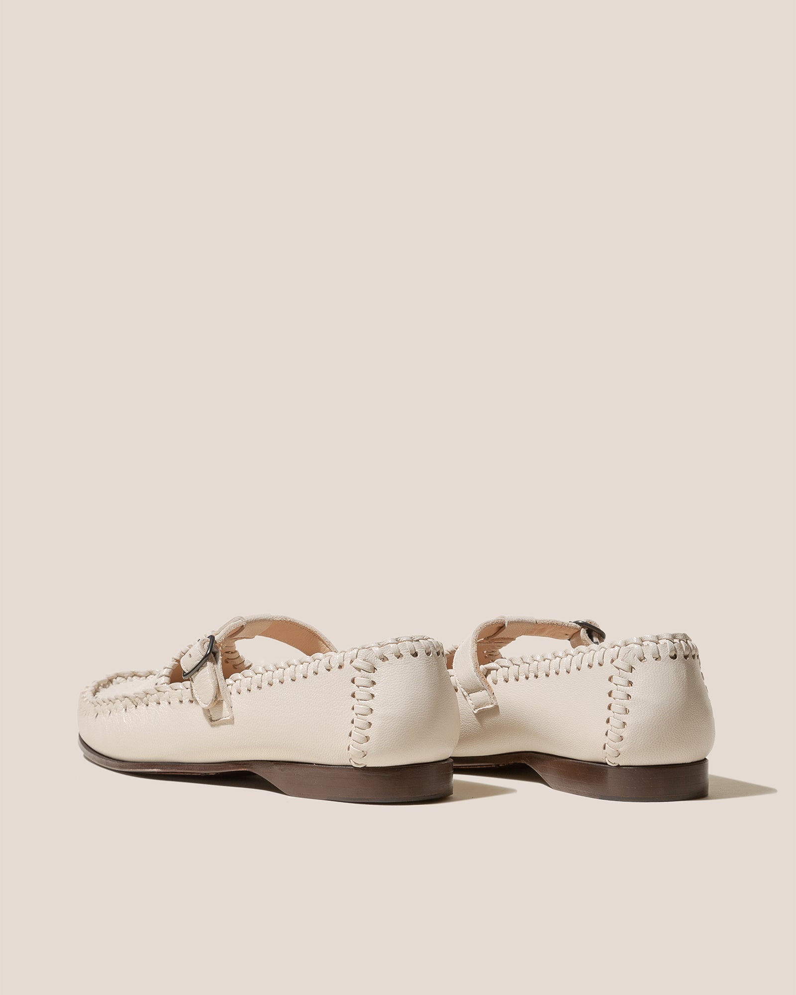 ALCOVER SUPPLE SHINY - Braided Seams T-bar Loafer | Hereu online