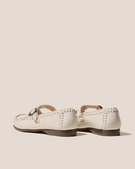 ALCOVER SUPPLE SHINY - Braided Seams T-bar Loafer | Hereu online