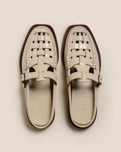 BONELL - Woven T-bar Mule Loafer | Hereu near me