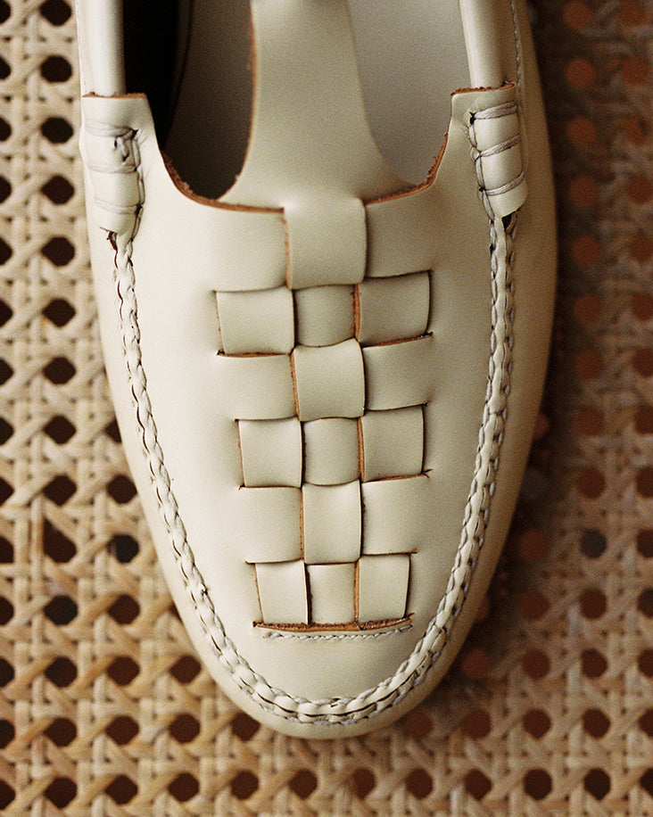 MAQUEDA - Interwoven T-Bar Loafer | Hereu sale