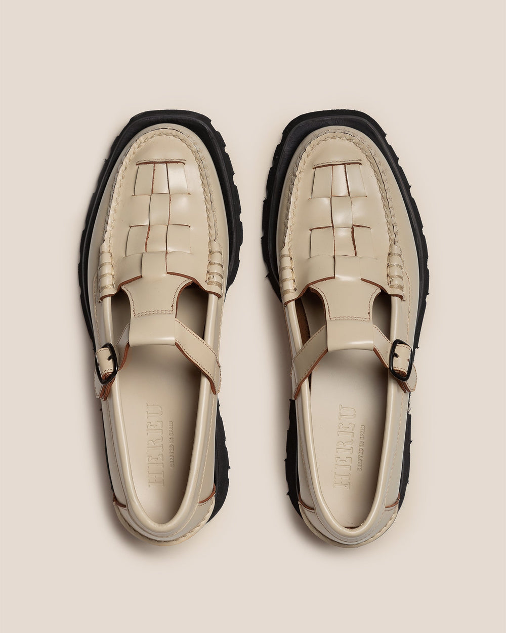 SOLLER SPORT - Tread Sole T-Bar Loafer | Hereu on sale
