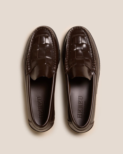 NOMBELA R SPORT - Tread Sole Interwoven Detail Slip-On Loafer | Hereu discount