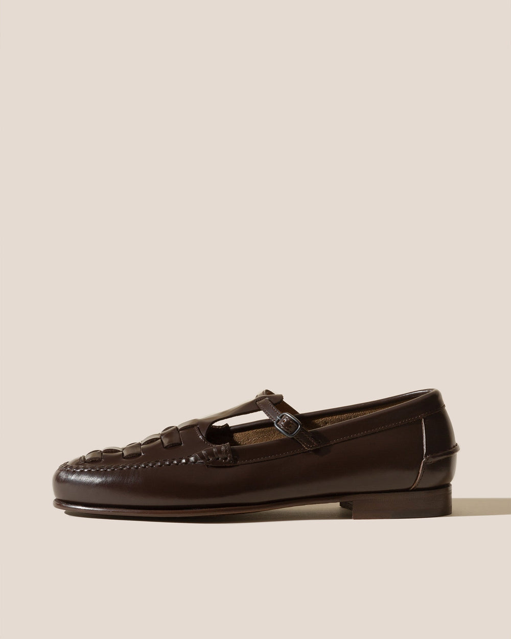 MAQUEDA - Interwoven T-Bar Loafer | Hereu online