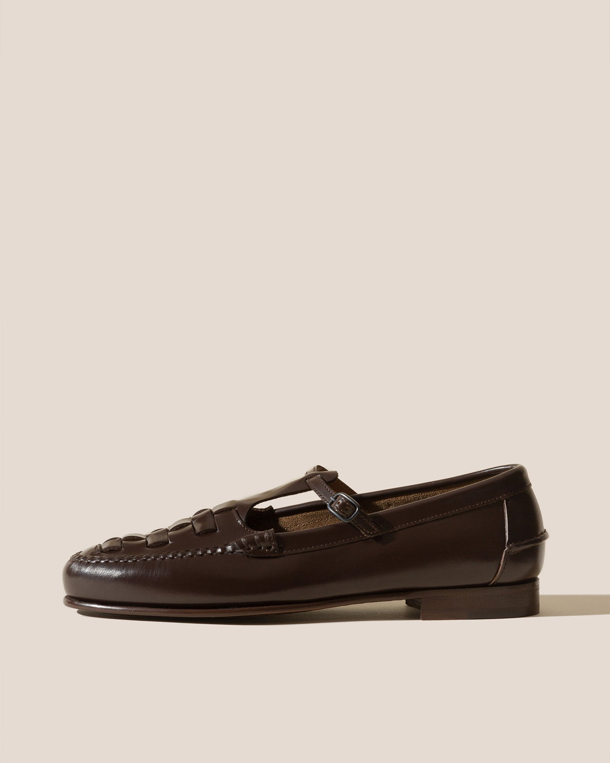 MAQUEDA - Interwoven T-Bar Loafer | Hereu online