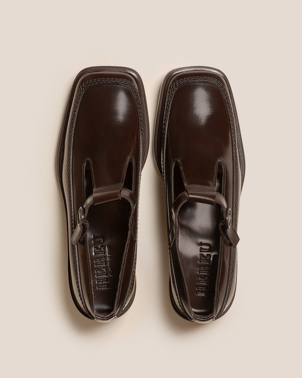 LLUISA POLISHED - T-bar Loafer | Hereu outlet
