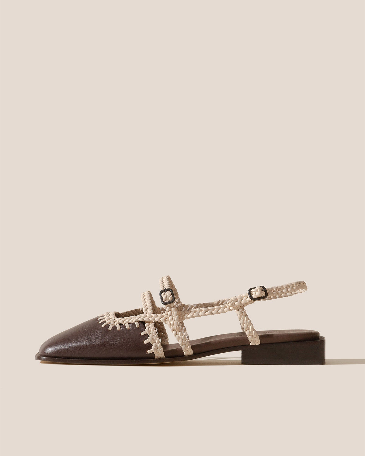 ADRATA - Woven Square-Toe Sandal | Hereu for sale