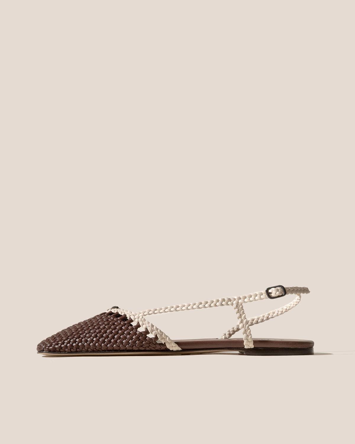RONDAIA - Woven Asymmetrical Sandal | Hereu on sale