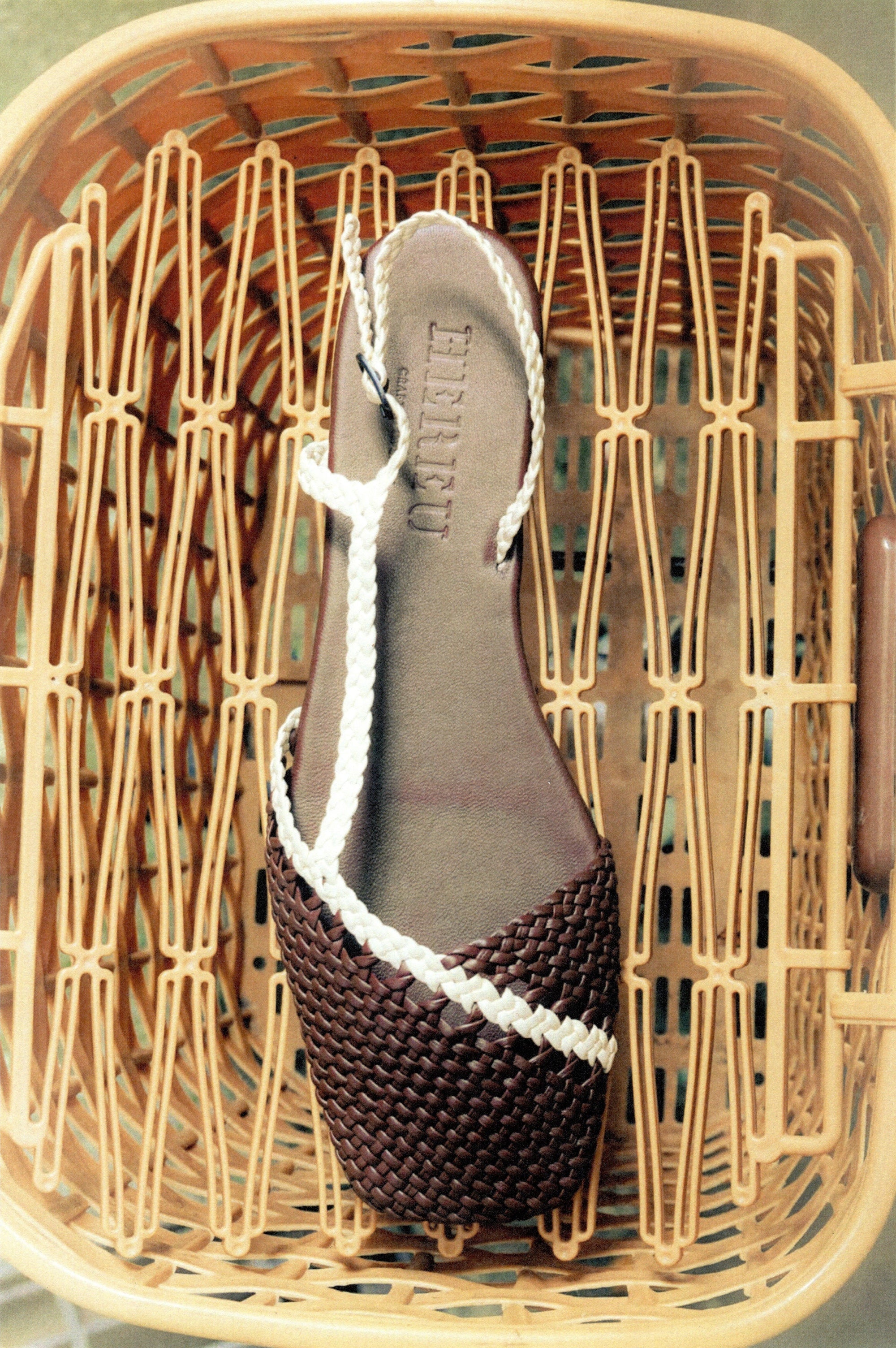 RONDAIA - Woven Asymmetrical Sandal | Hereu on sale