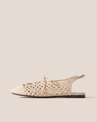 SARDANA - Lace-up Woven Slingback Sandal | Hereu discount