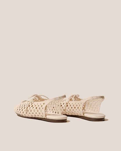 SARDANA - Lace-up Woven Slingback Sandal | Hereu discount