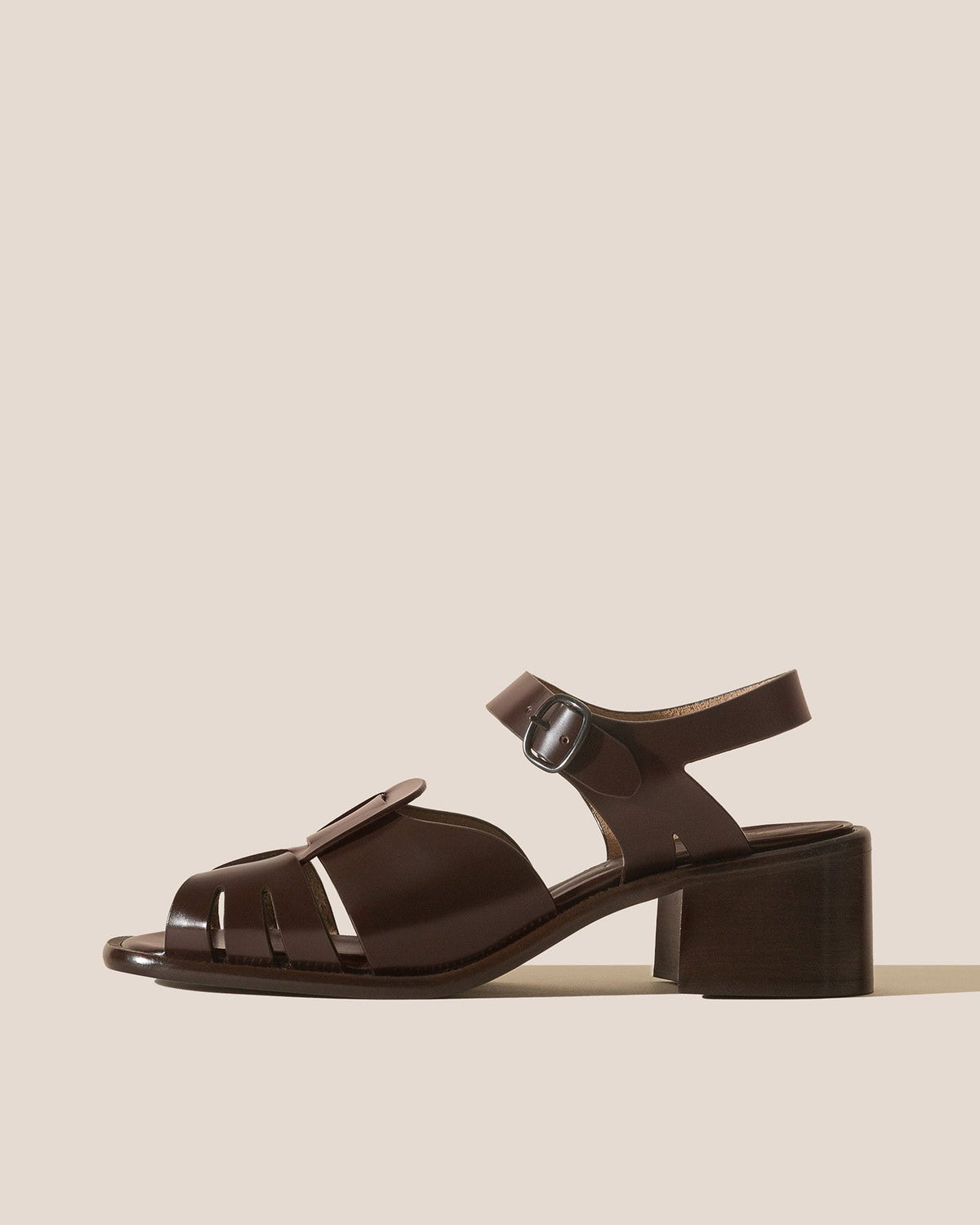 ANCORA SQUARED HEELED - Open-Toe Fisherman Sandal | Hereu near me