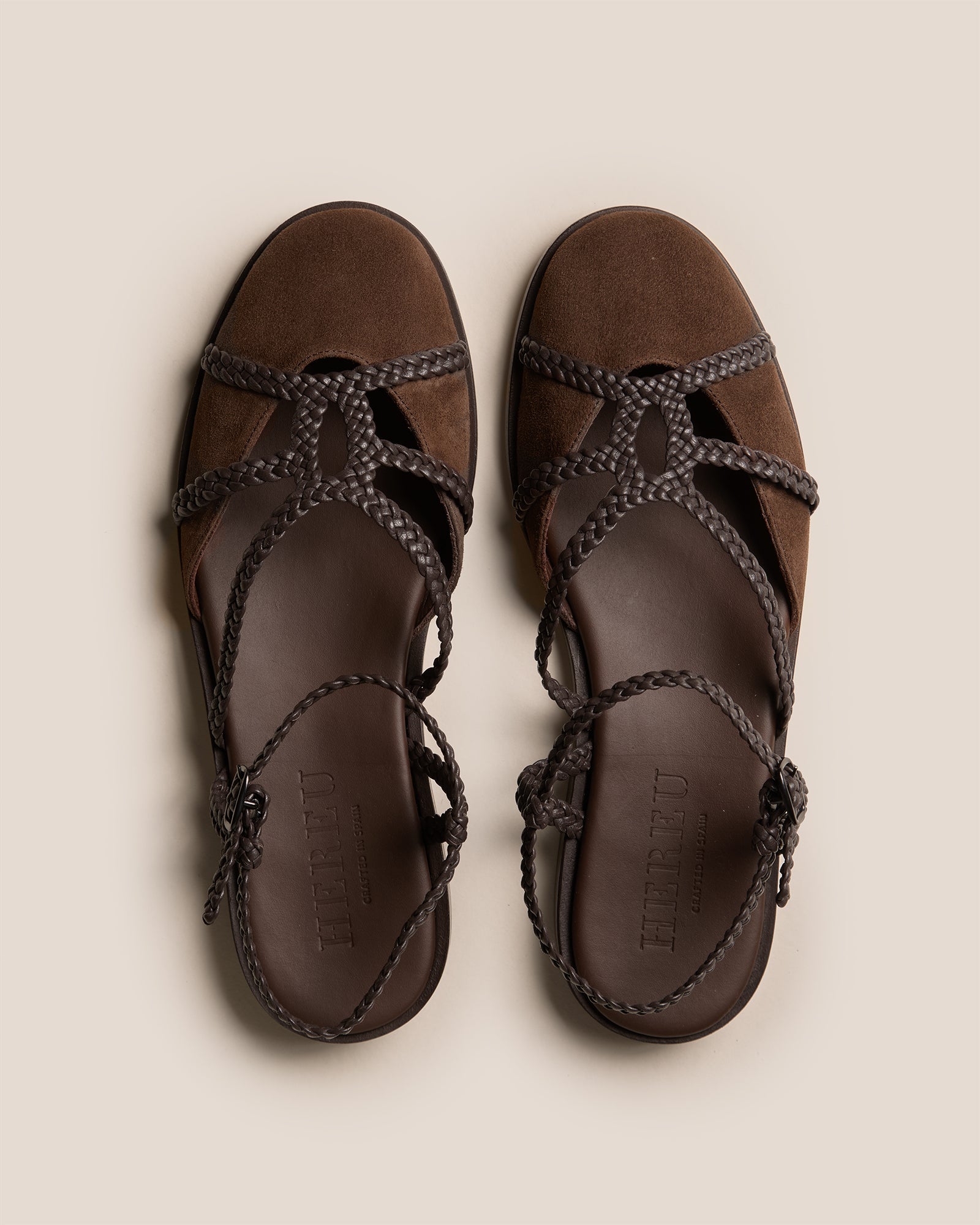 RANYA - Woven Round-Toe Sandal | Hereu outlet