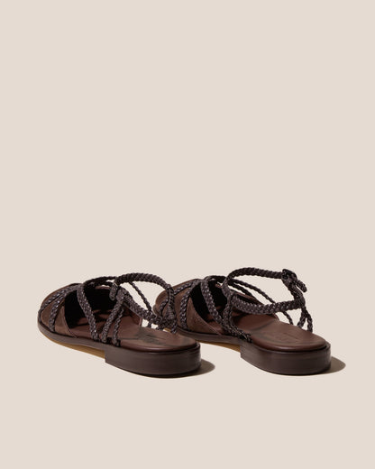 RANYA - Woven Round-Toe Sandal | Hereu outlet