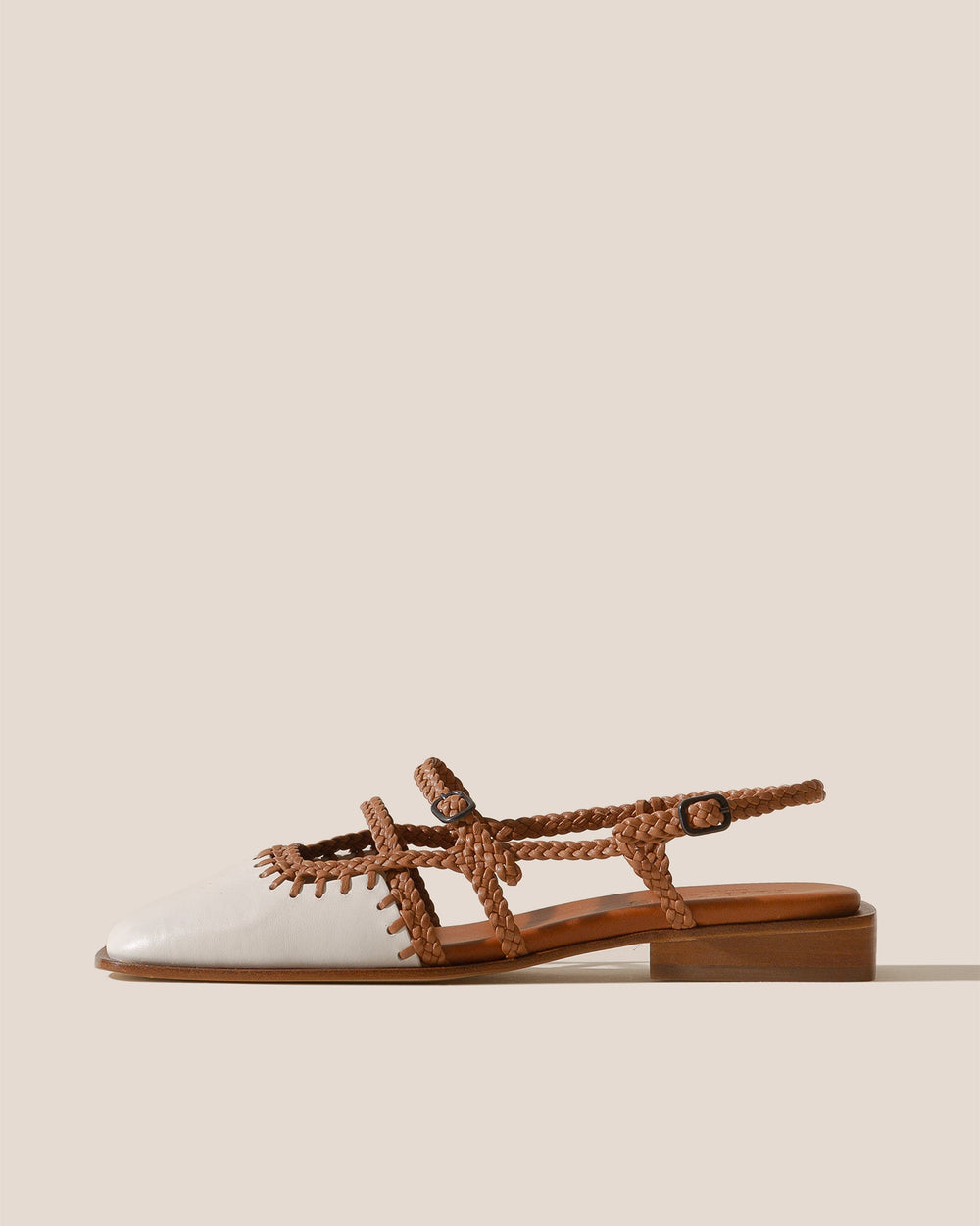 ADRATA - Woven Square-Toe Sandal | Hereu discount