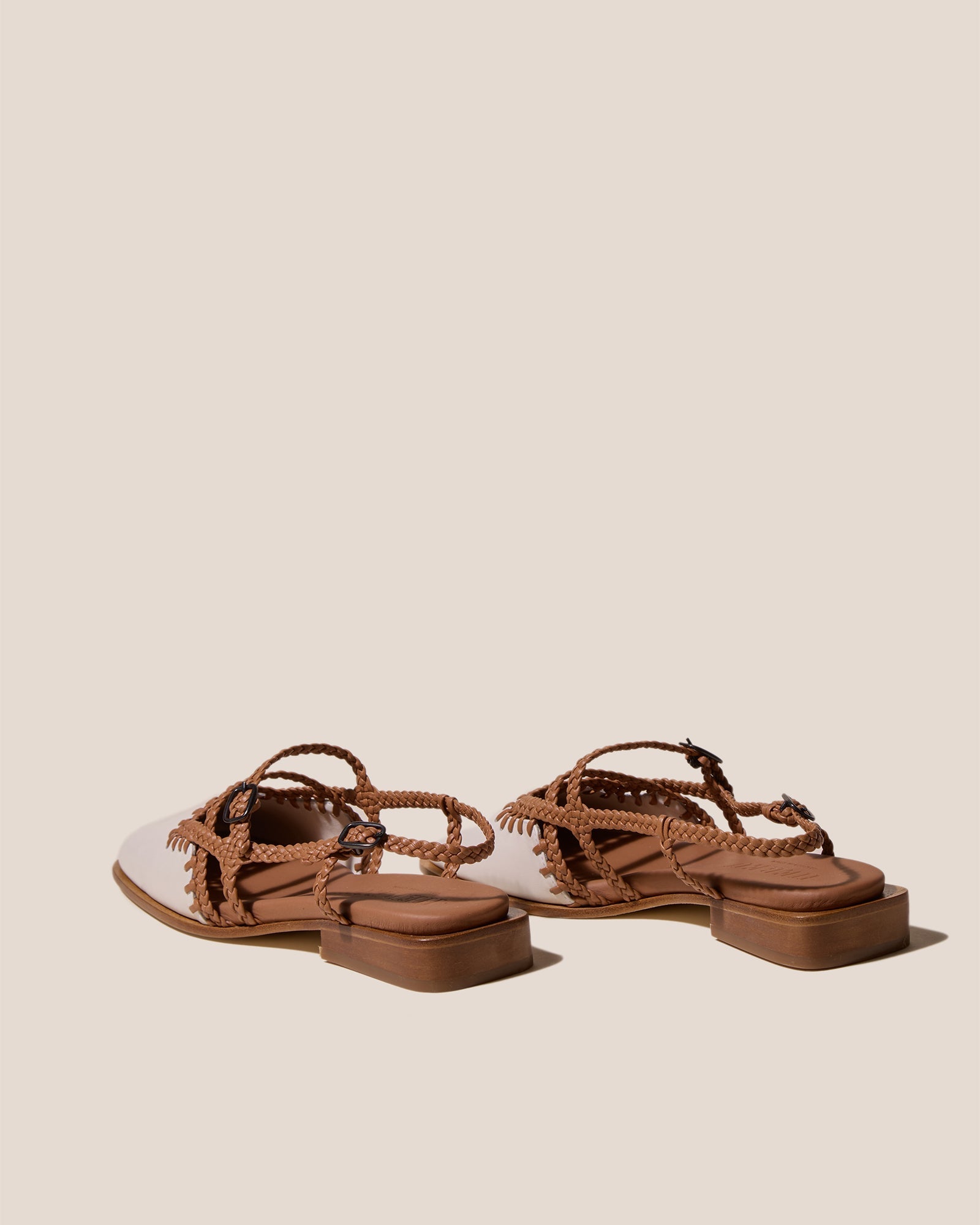 ADRATA - Woven Square-Toe Sandal | Hereu discount