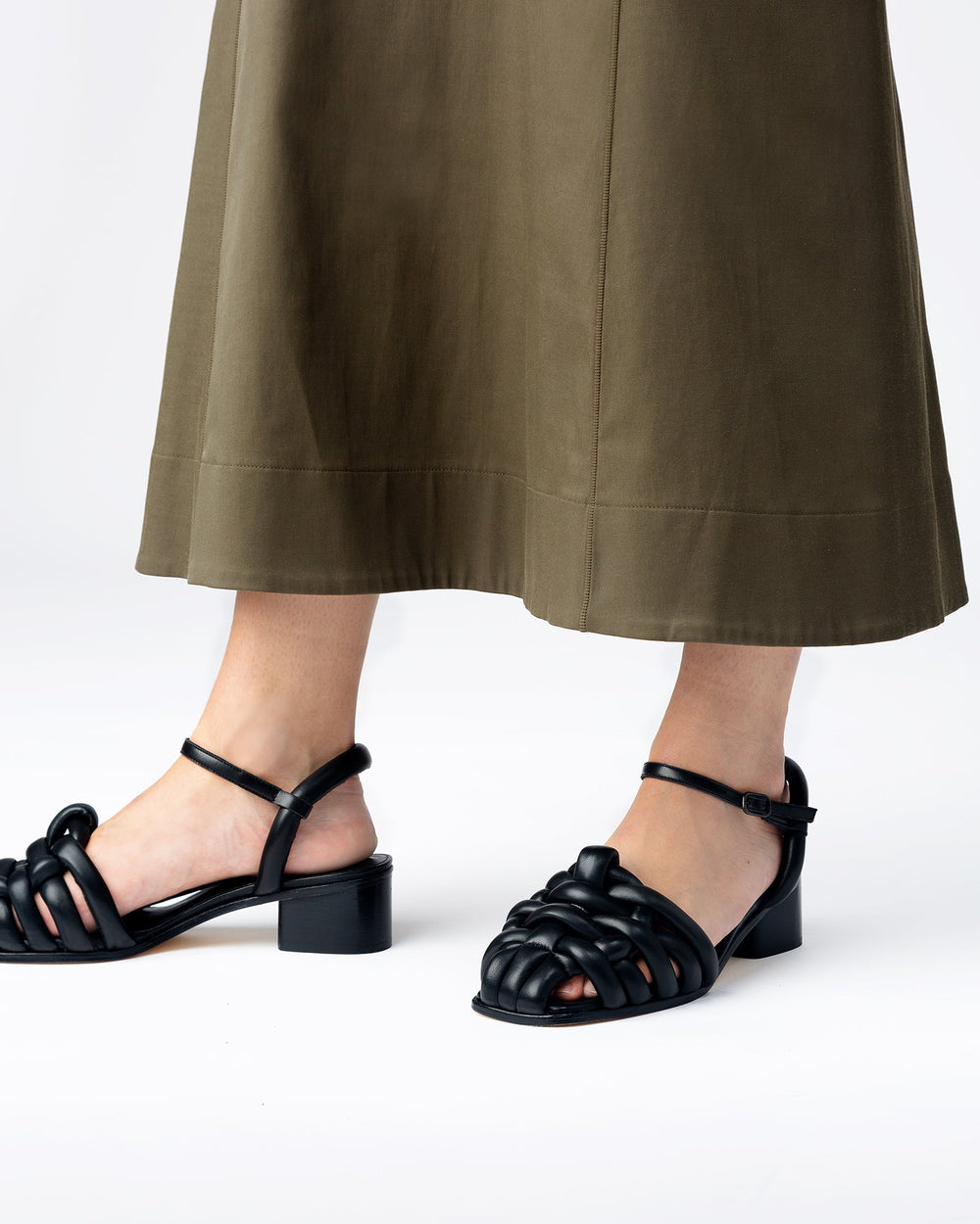 CABERSA HEELED - Padded Fisherman Sandal | Hereu discount