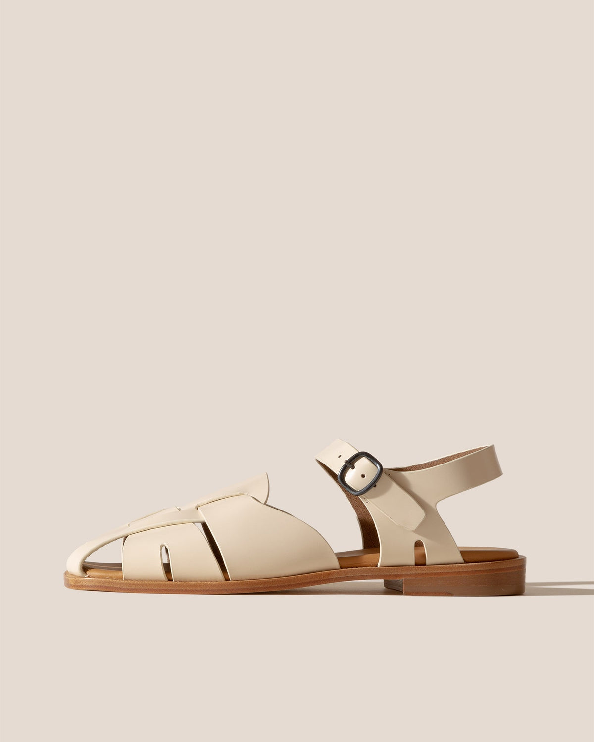PEDRA - Squared Closed-Toe Fisherman Sandal | Hereu online
