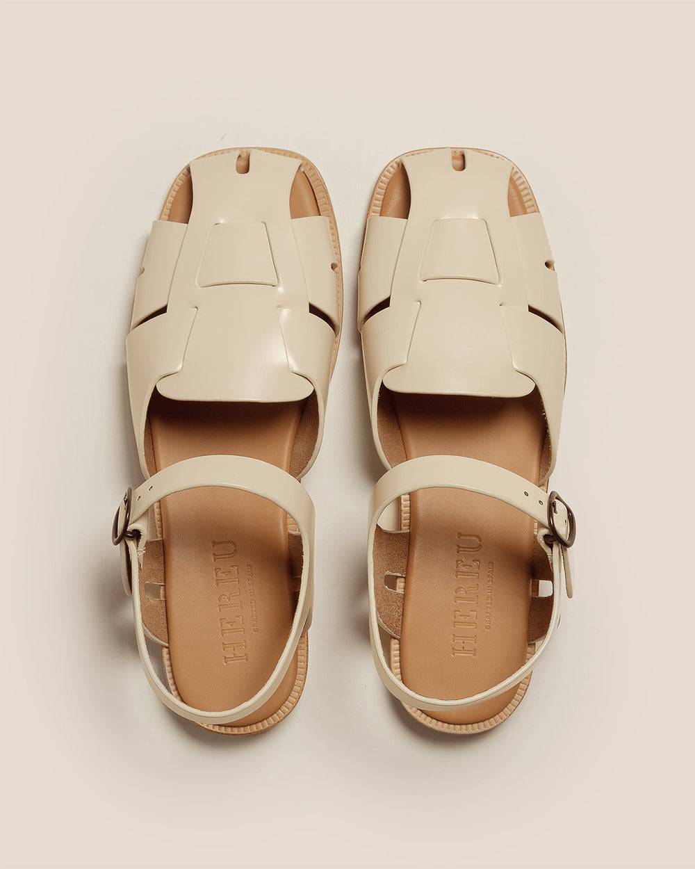 PEDRA - Squared Closed-Toe Fisherman Sandal | Hereu online
