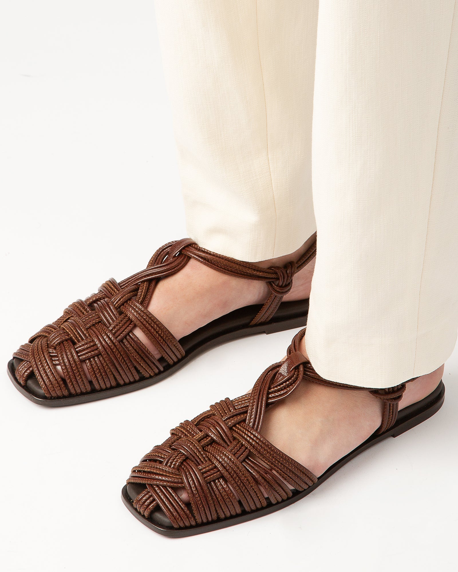 MANTELLA - Strappy Fisherman Sandal | Hereu near me