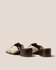 ANCORA SQUARED HEELED SLIDE - Heeled Fisherman Slide | Hereu for sale