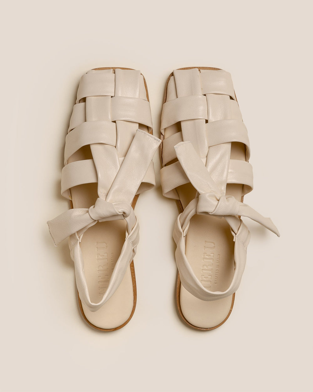 BENA - Interwoven Knotted T-bar Sandal | Hereu on sale