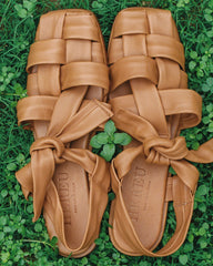 BENA - Interwoven Knotted T-bar Sandal | Hereu near me