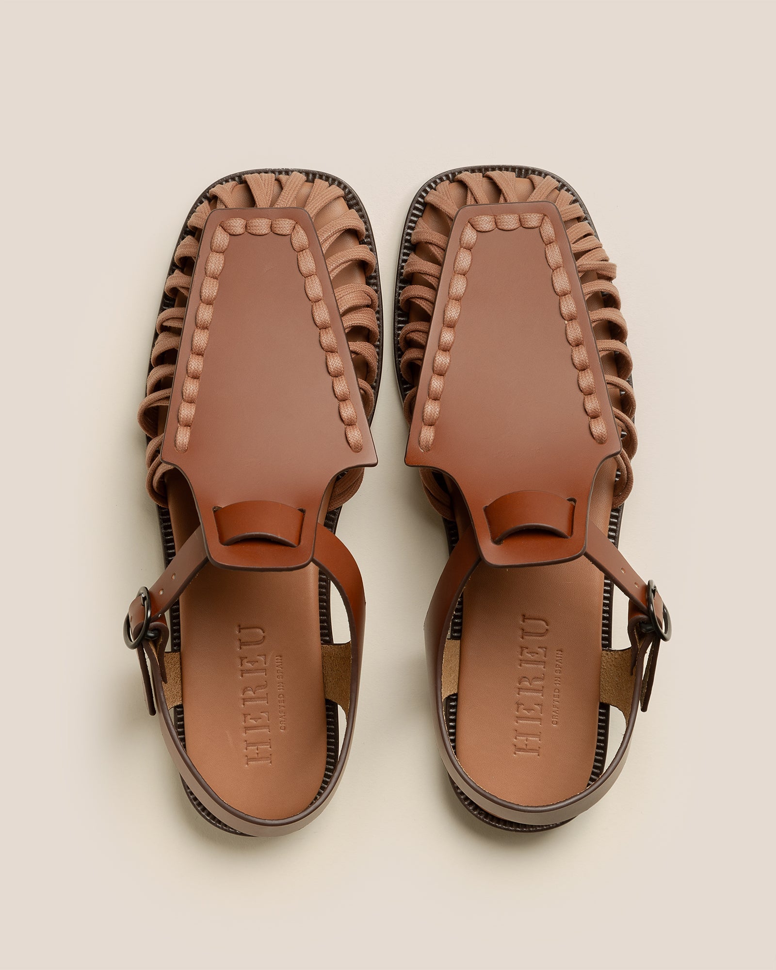 ALARO - Square-Toe T-bar Sandal | Hereu for sale