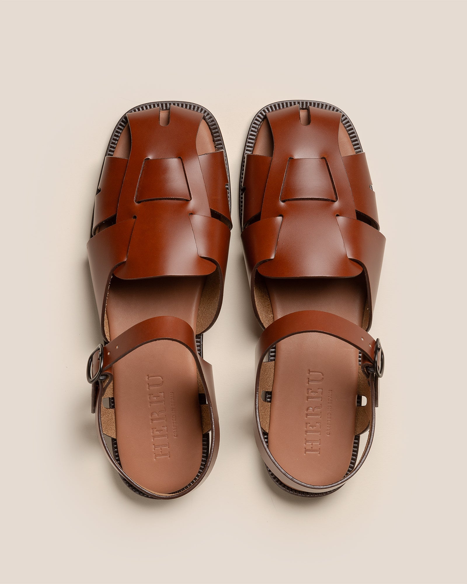 PEDRA - Squared Closed-Toe Fisherman Sandal | Hereu sale