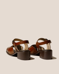 ANCORA SQUARED HEELED - Open-Toe Fisherman Sandal | Hereu online