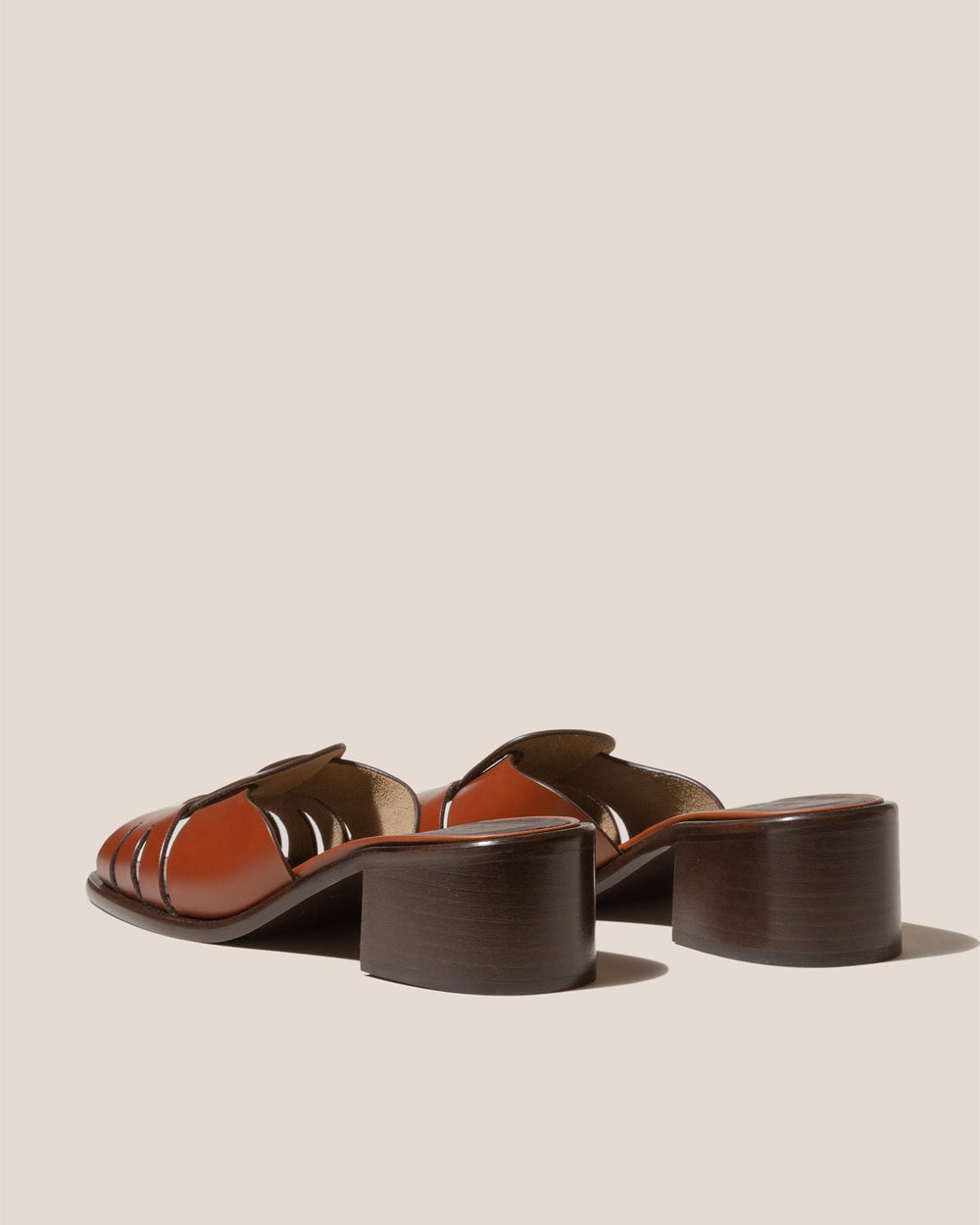 ANCORA SQUARED HEELED SLIDE - Heeled Fisherman Slide | Hereu outlet