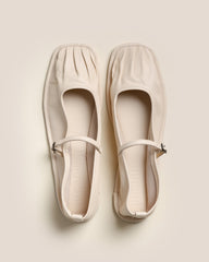 DANSA - Pleated-Toe Mary Jane Pump | Hereu for sale