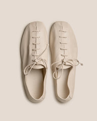 PLEGADA SHINY - Deconstructed Lace-up Shoe | Hereu discount