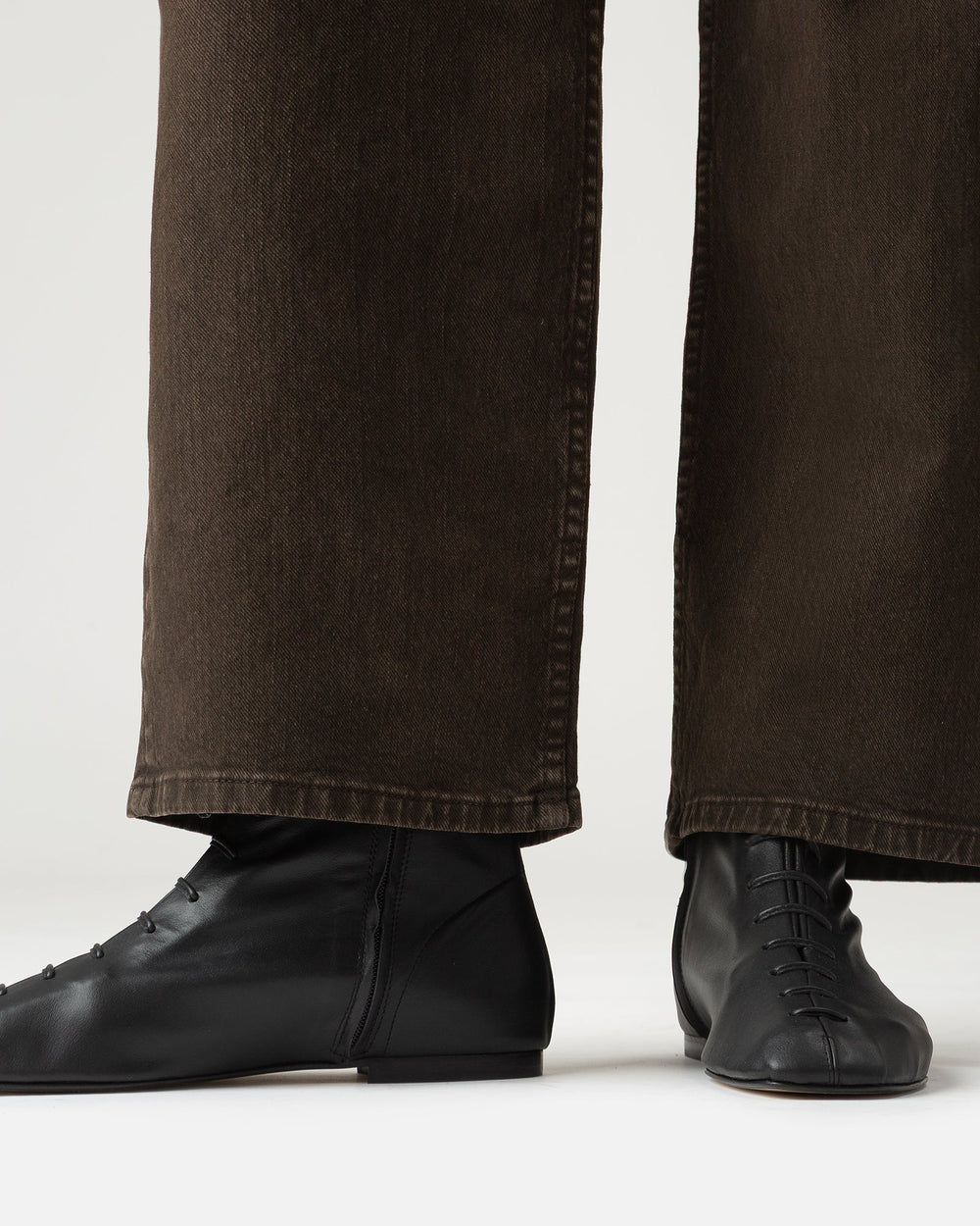 PLEGADA BOOT - Deconstructed Lace-up Boot | Hereu on sale