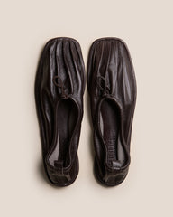 PUNTERA SUPPLE SHINY - Pleated-Toe Pump | Hereu near me