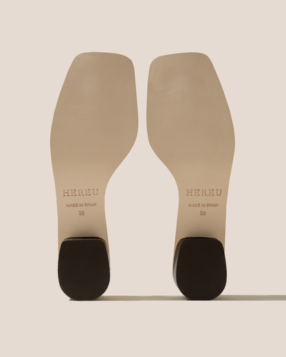 PLEGADA HEELED - Deconstructed Lace-up Shoe | Hereu near me
