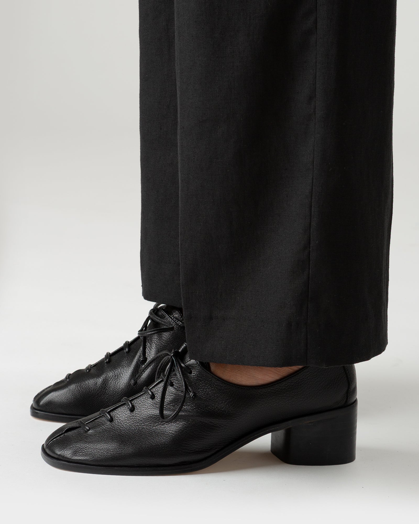PLEGADA HEELED - Deconstructed Lace-up Shoe | Hereu near me