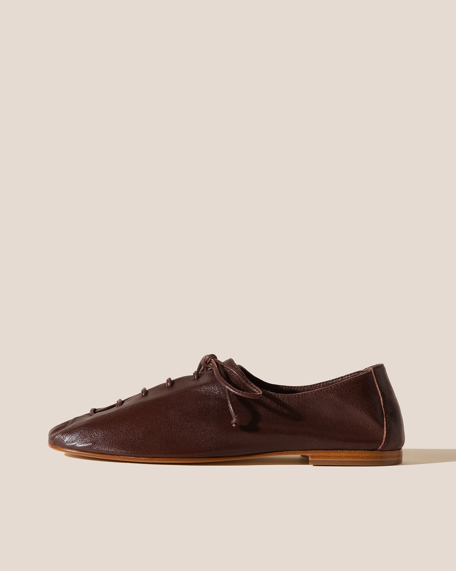 PLEGADA SHINY - Deconstructed Lace-up Shoe | Hereu sale