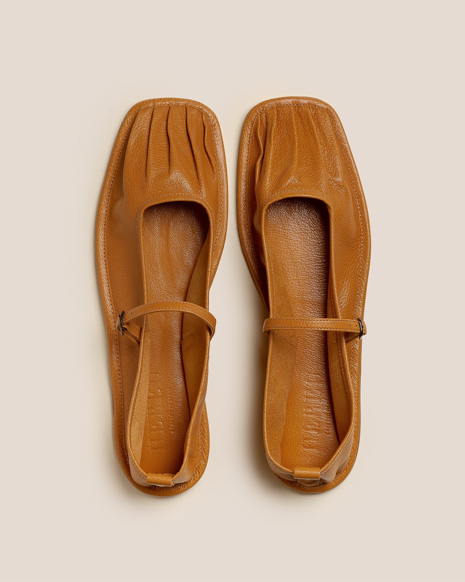 DANSA SUPPLE SHINY - Pleated-Toe Mary Jane Pump | Hereu on sale