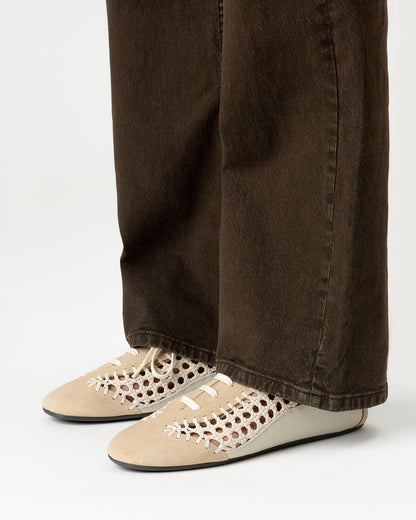 ESPORTIU WOVEN - Lace-Up Sporty Shoe | Hereu discount