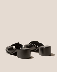 ANCORA SQUARED HEELED SLIDE - Heeled Fisherman Slide | Hereu near me