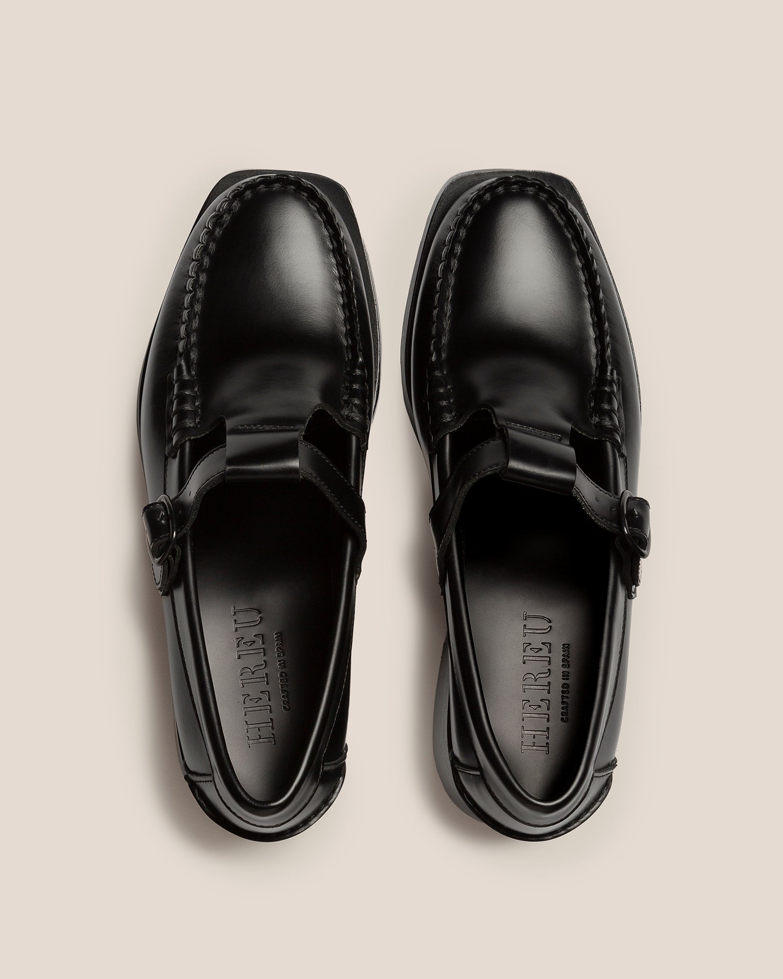 ALBER HEELED - T-Bar Loafer | Hereu outlet