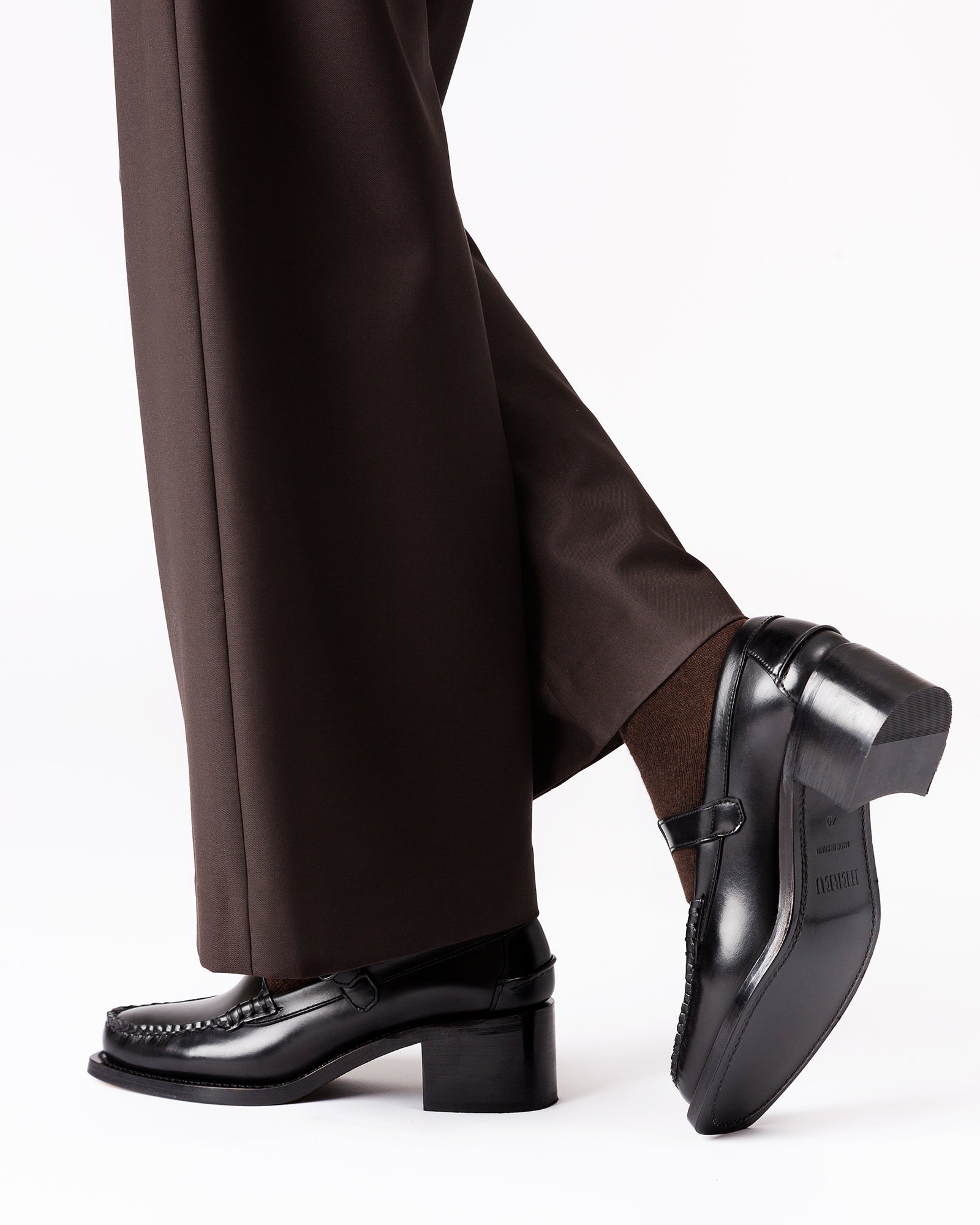 ALBER HEELED - T-Bar Loafer | Hereu outlet
