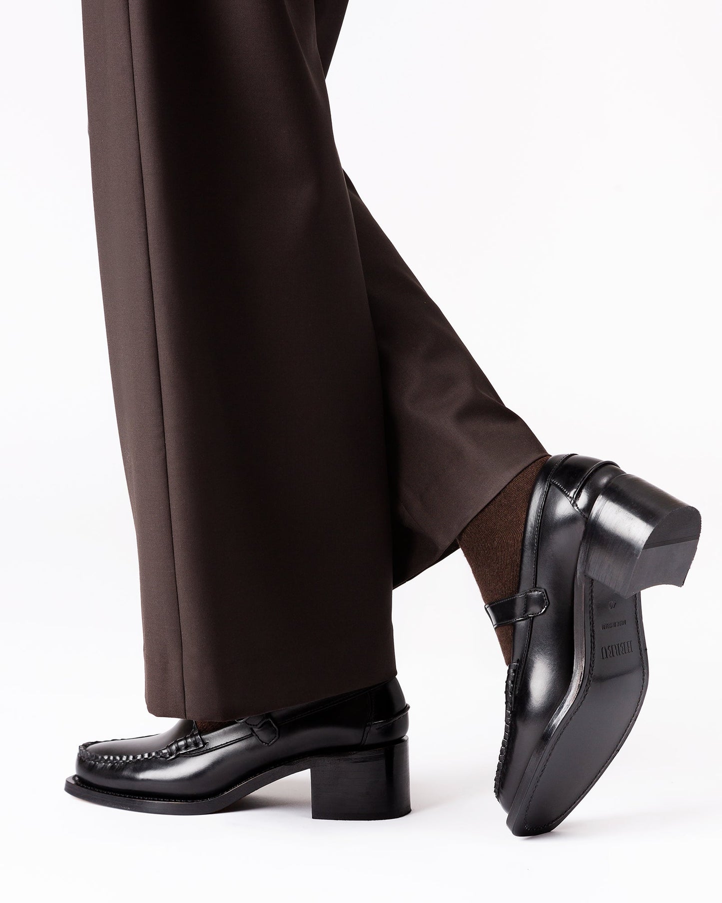ALBER HEELED - T-Bar Loafer | Hereu outlet