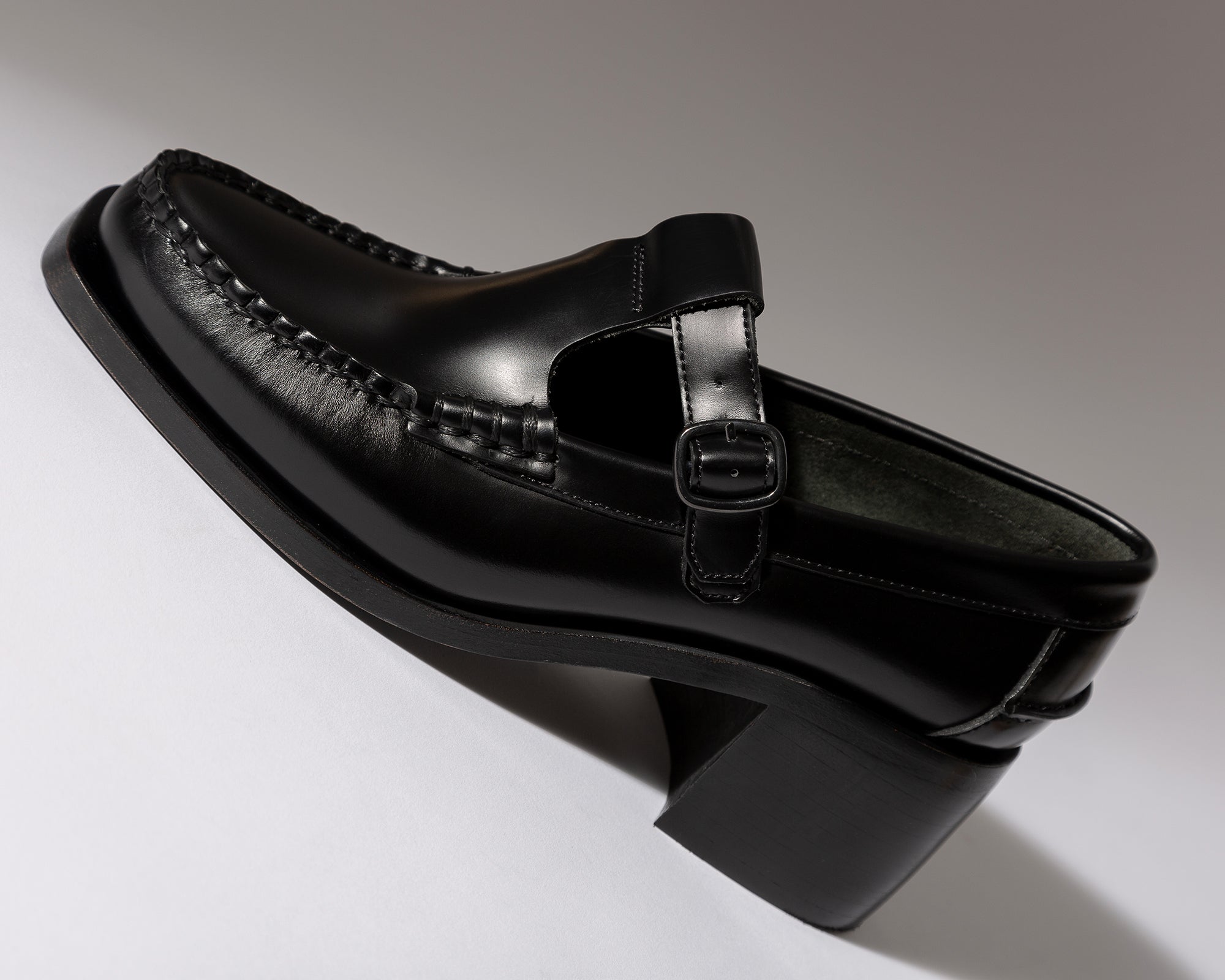 ALBER HEELED - T-Bar Loafer | Hereu outlet