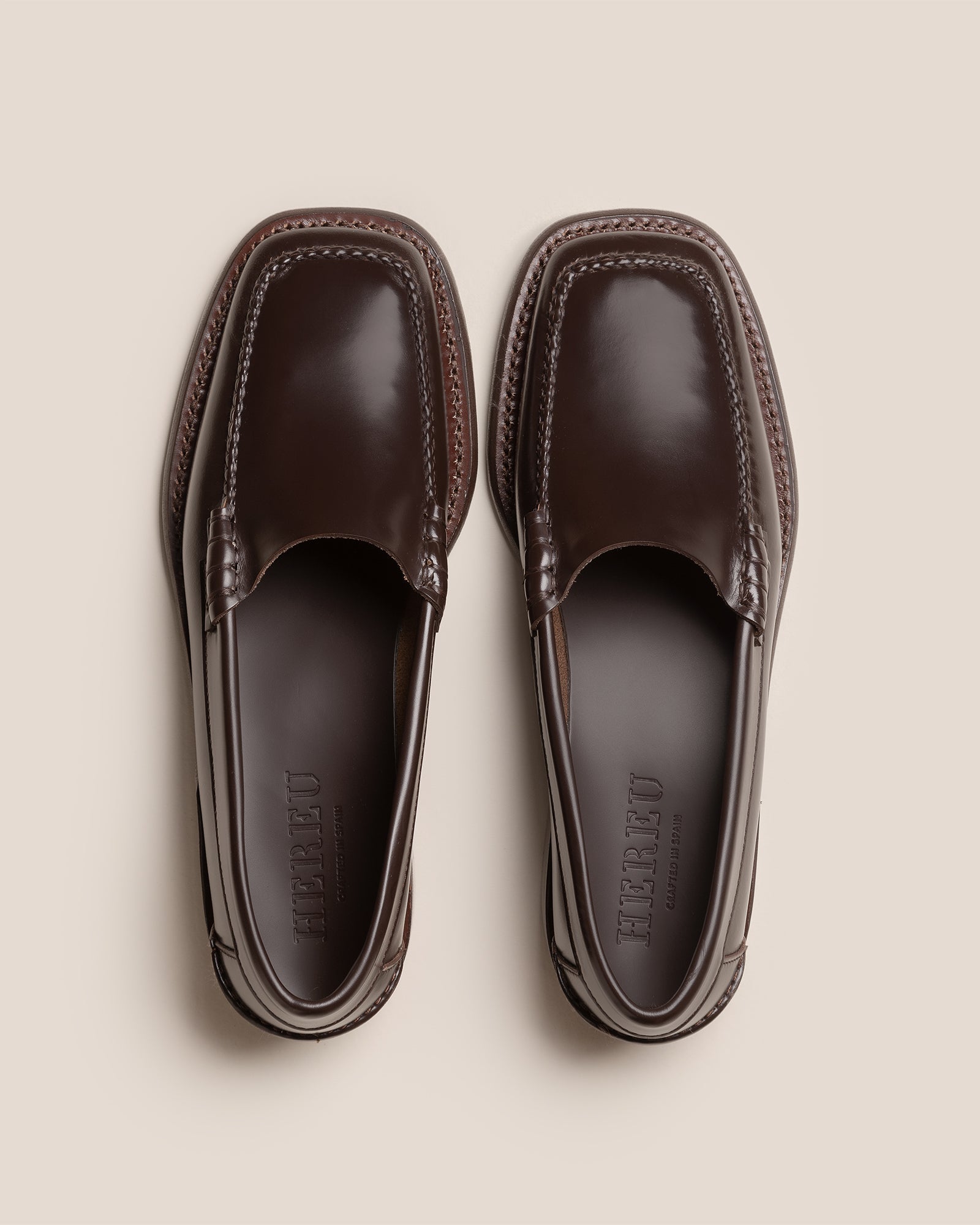 SALA - Square-Toe Low-Heeled Pump | Hereu online